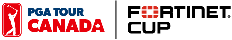 PGA Tour Canada logo and Fortinet Cup logo