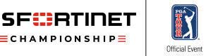 Fortinet Championship logo and PGA Tour logo